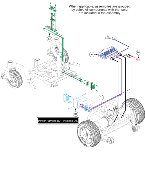 Cg3 Electronics Assy parts diagram