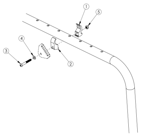 Clik / Ethos Positioning Belt Clamp parts diagram