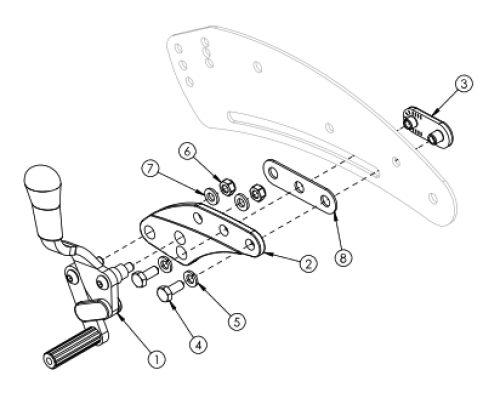 Flip For Leckey Push Wheel Lock 16