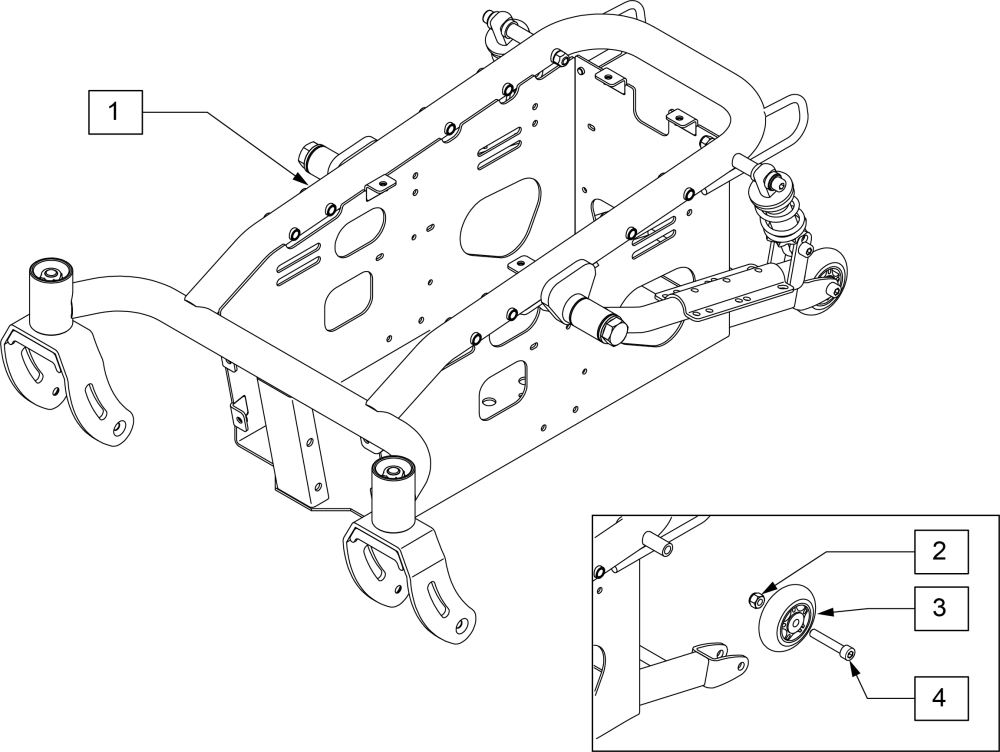 Q200r Chassis parts diagram