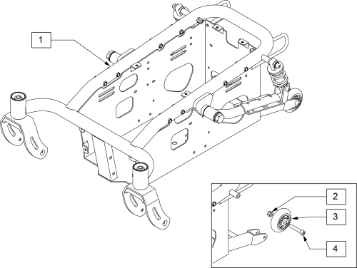 Q200r Chassis parts diagram