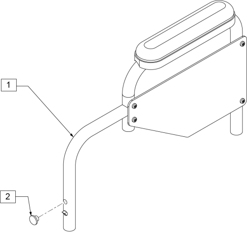 Armrest Desk Padded (3000) parts diagram