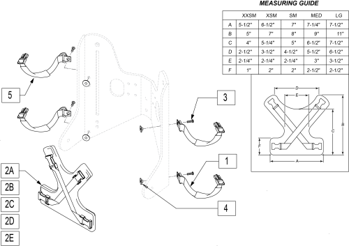 Anterior Trunk Support parts diagram
