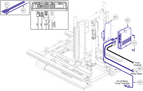 Lift Only, Am1, Harnesses And Hardware, Tb3 / Ne+ parts diagram