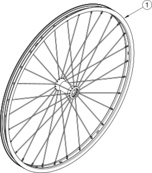 Catalyst 4 Wheels - Spoke parts diagram