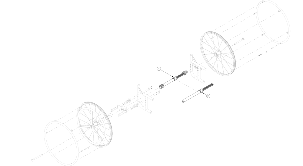 Catalyst / Spark One Arm Drive Quick Release - Growth parts diagram