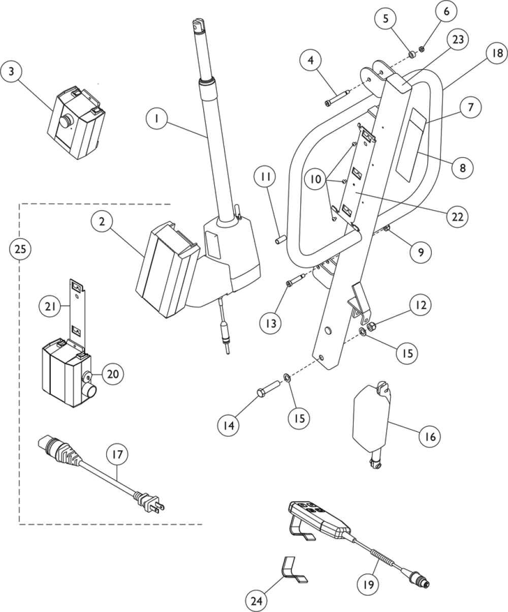 Mast Assembly parts diagram