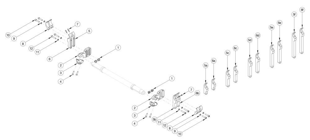Rogue Xp Camber Mount parts diagram
