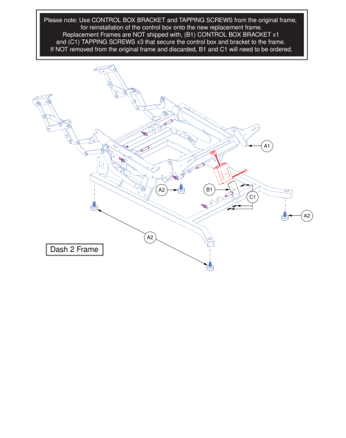 Lift Frame Assy W/ Integrated Scissors, Infinite Position Lay Flat (dash 2), Mec169544 parts diagram