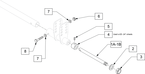 Threaded Axle parts diagram