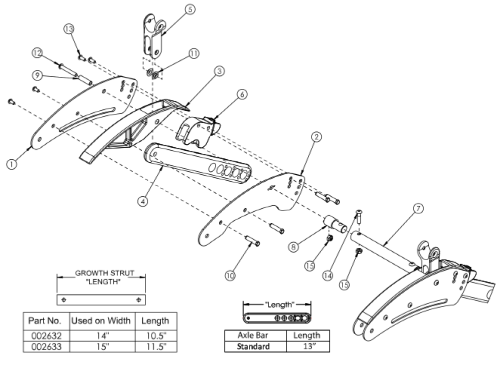 Flip For Leckey Base Frame parts diagram