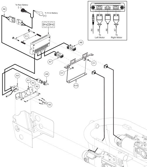 Remote Plus Electronics, Off-board Charger, Q610 parts diagram