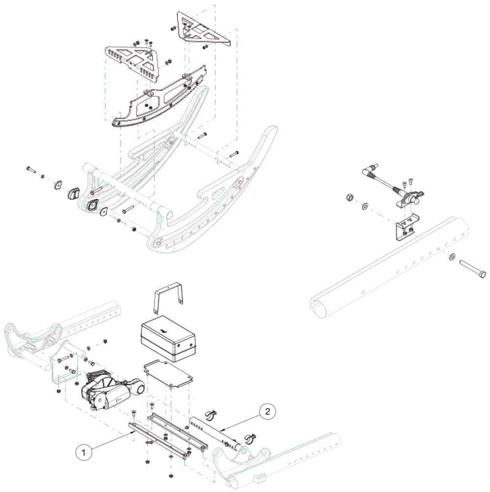 Focus Cr Power Tilt - Growth parts diagram