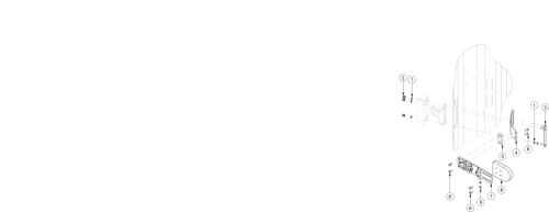 Axiom Custom Back Adjustable Swing Away Laterals For Axcpl parts diagram