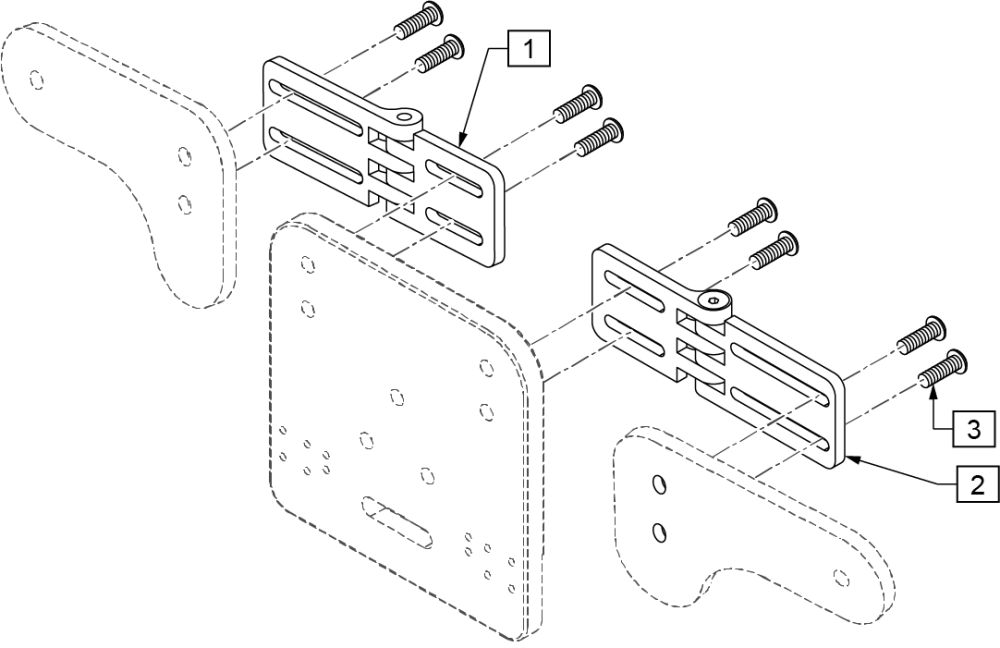 3 Pad Head Array Parts parts diagram