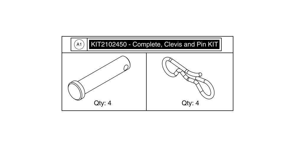 Motor/actuator Hardware Kit parts diagram