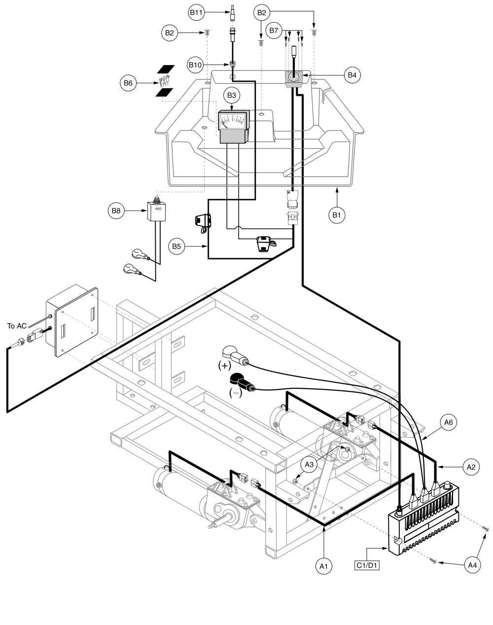 Remote Plus, Quantum Ready, Electronics Assembly, Jazzy 1170 Series parts diagram