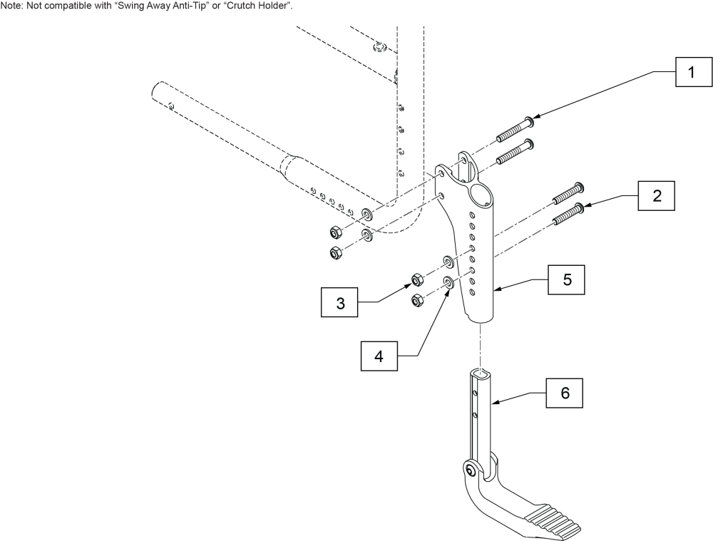 Tip Assist parts diagram
