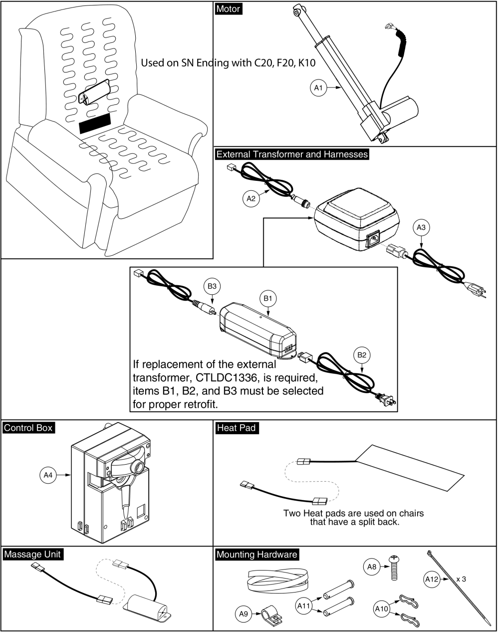 Sn Ending In C20, F20, K10 - Lxx00604xxxxxx And Subsequent parts diagram