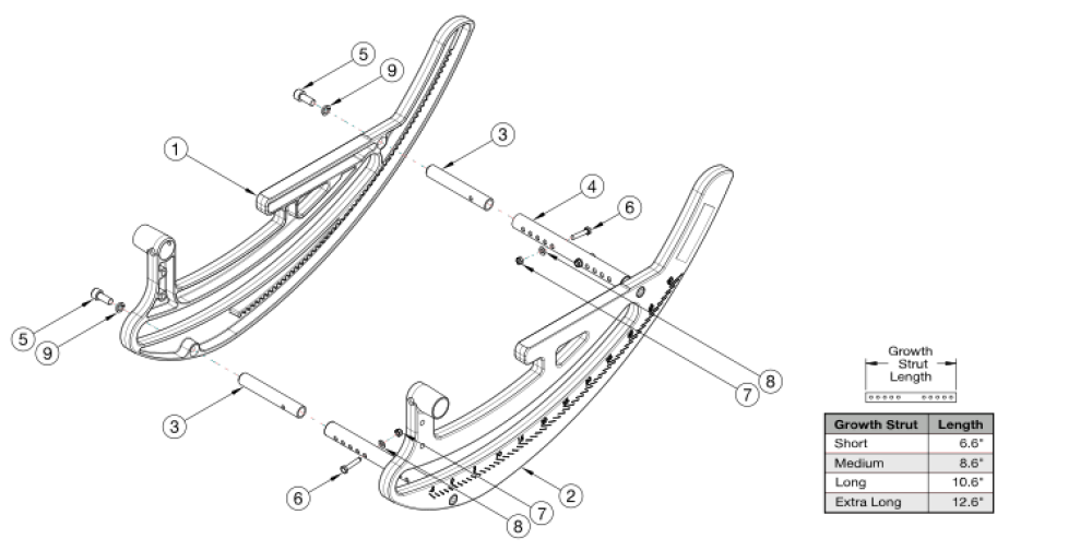 Focus Cr Rotary Frame parts diagram