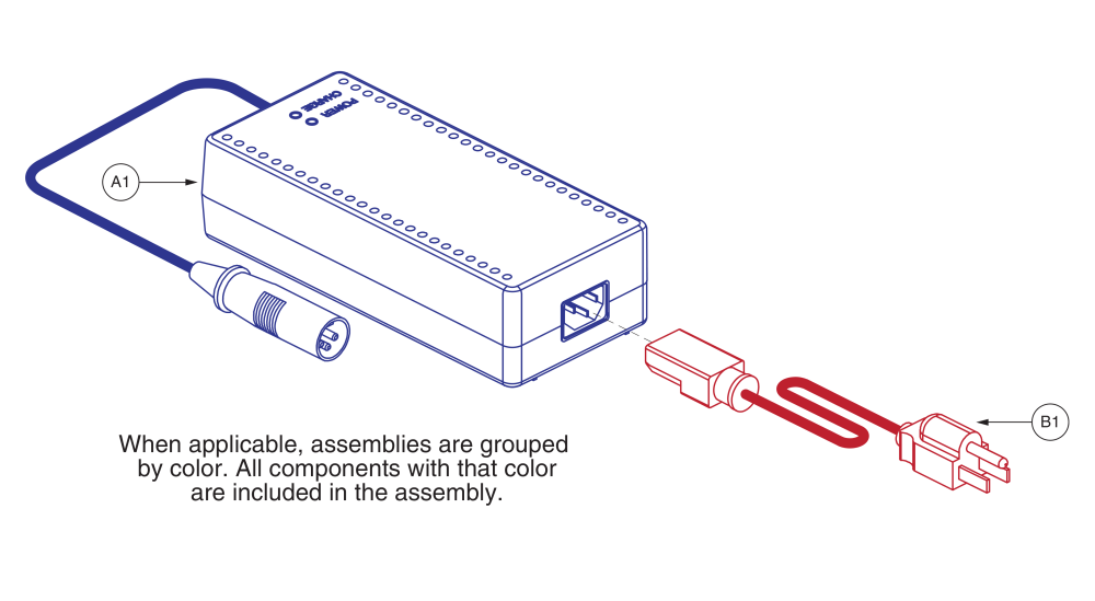 Off Board Charger parts diagram