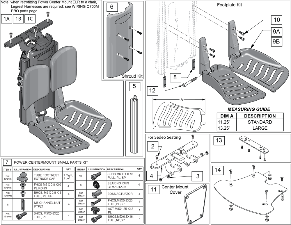 Power Center Mount Elr Power Ext Sedeo parts diagram