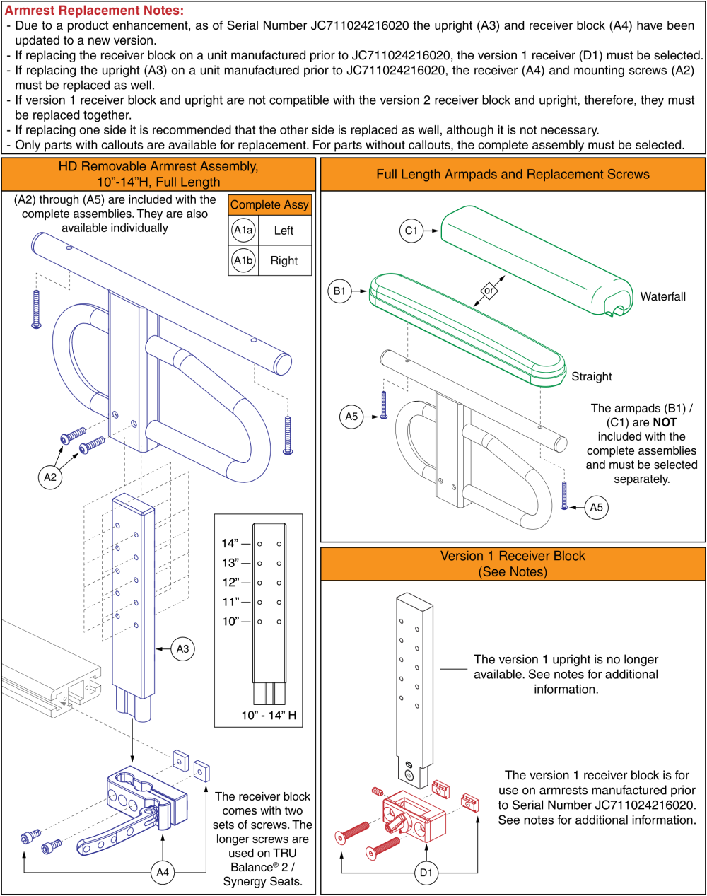 Hd Removable Armrests, 10