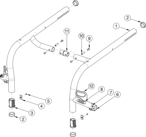 (discontinued) Rogue Xp Rigid Frame parts diagram