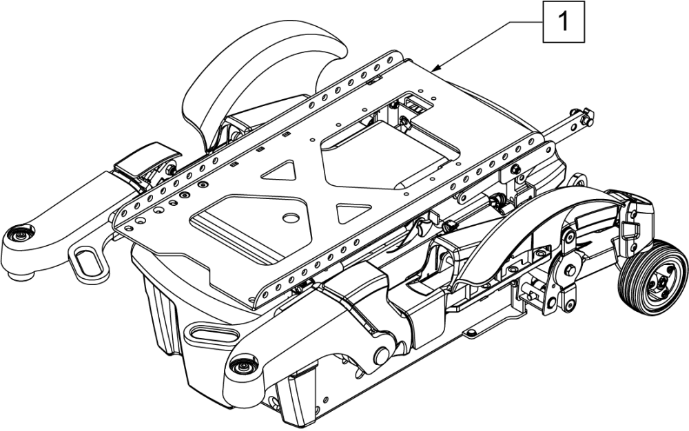 Q500 H Base Frame parts diagram