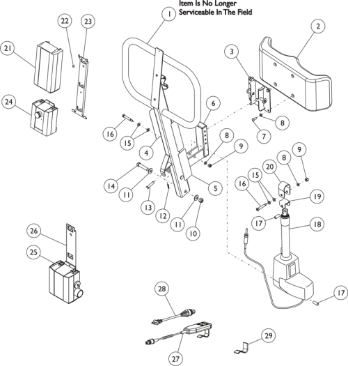 Mast Assembly (before 07-02-19) parts diagram