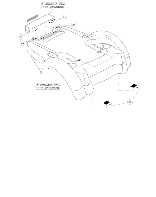 Standard, Shroud Assembly, Jazzy 1170 Series parts diagram