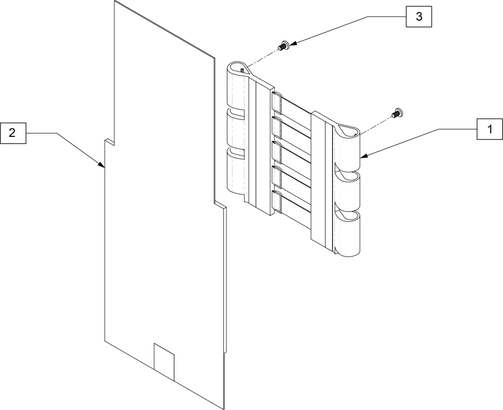 Backrest Upholstery parts diagram