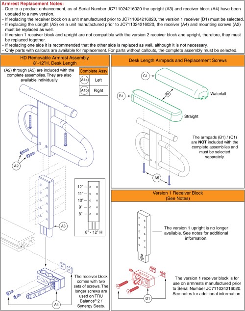 Hd Removable Armrests, 8