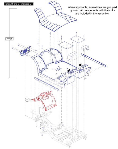 4 Wheel Front Body Shroud Assy, Victory 9.2 parts diagram