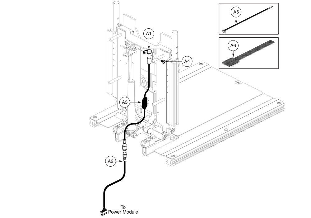 Manual Recline Inhibit Harness, Tb3 Ne parts diagram