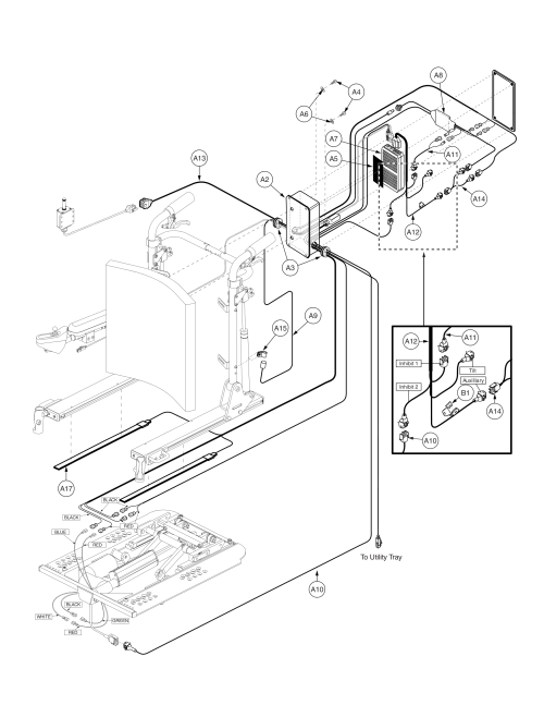 Tb1 Tilt, Dynamic Tilt Thru Toggle W/ Manual Recline parts diagram