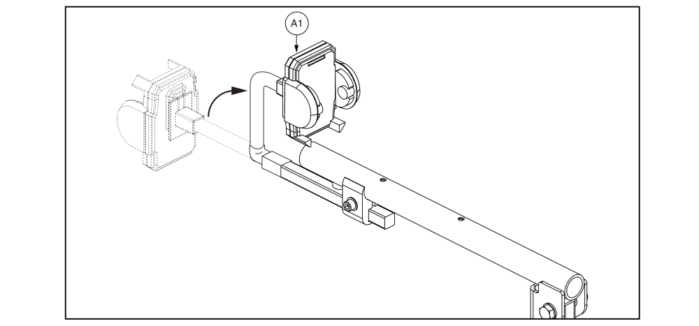 Cell Phone Holder, Adjustable Arm Mount (discontinued) parts diagram