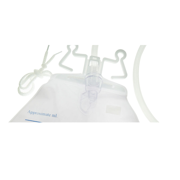 AMSure Urinary Drain Bag Anti-Reflux Valve Sterile Fluid Path 2000 ML ...