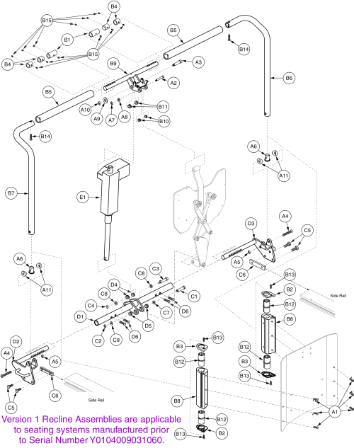 Back Assy, Canes And Pivot, 20