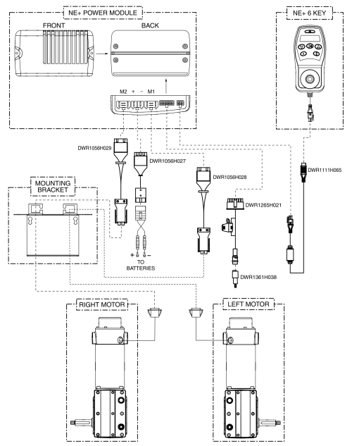 J6 Ne+ Electrical System Diagram - Quantum Ready/tilt Thru Toggle parts diagram