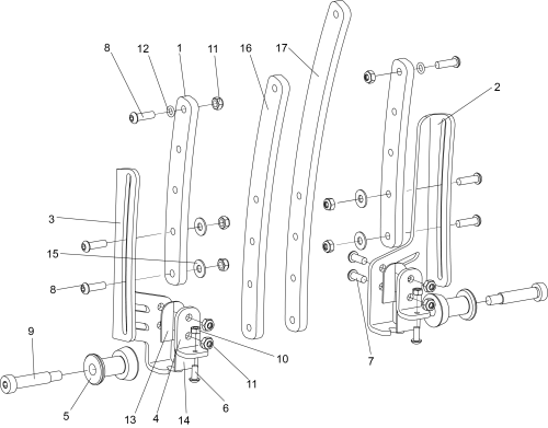 Flexi Arm Lock Post Kit Mps parts diagram