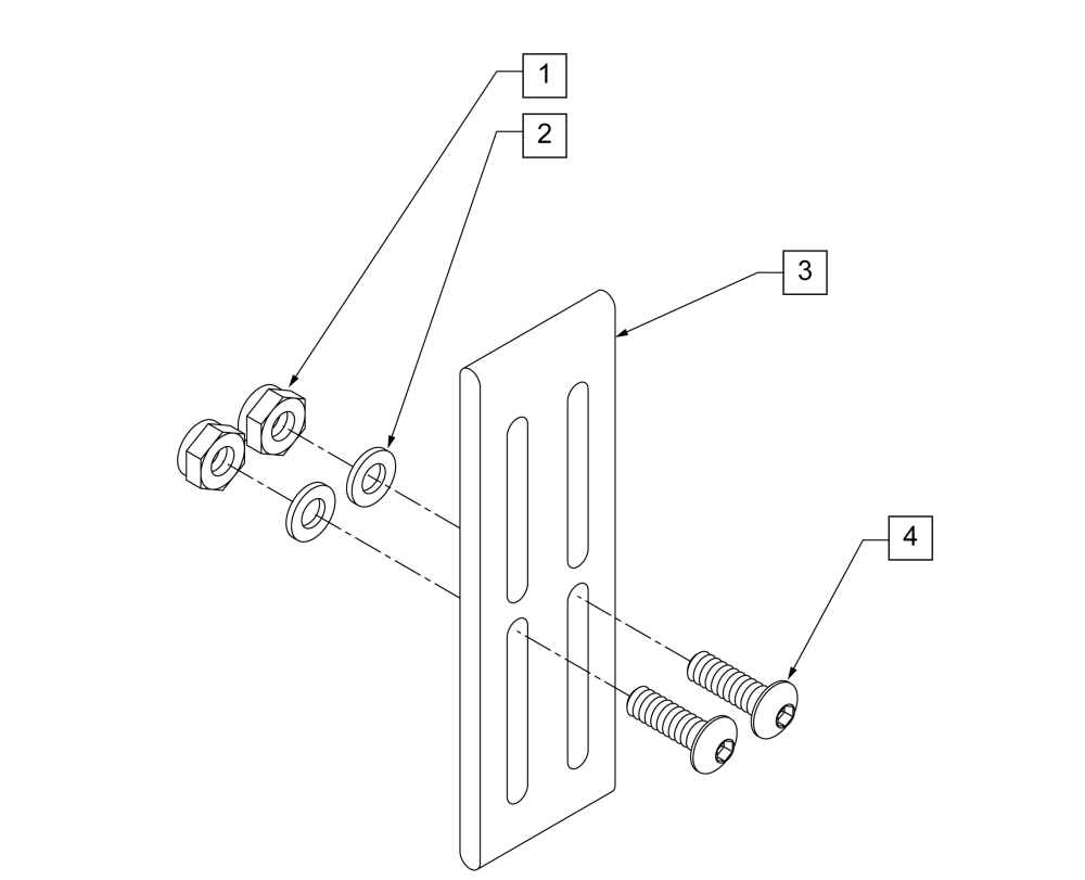 Bracket Ext Hardware parts diagram