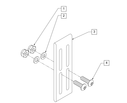 Bracket Ext Hardware parts diagram