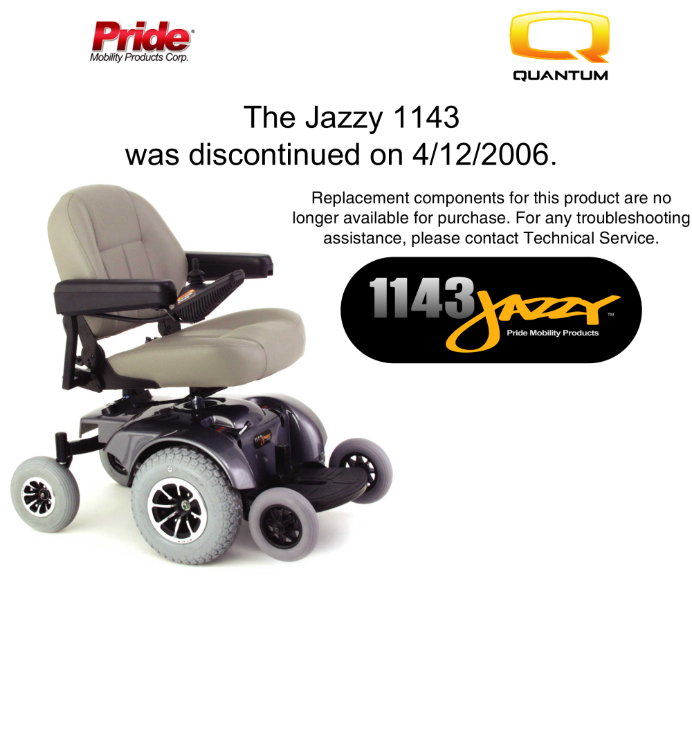 Jazzy 1143 - J09 parts diagram