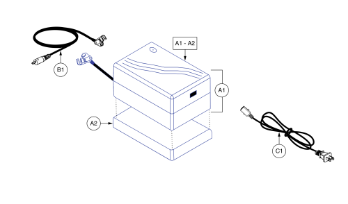 External Transformer W/lithium Battery (hhc) parts diagram