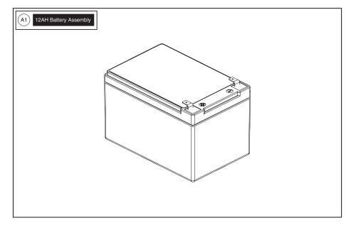 12ah Gel Battery parts diagram