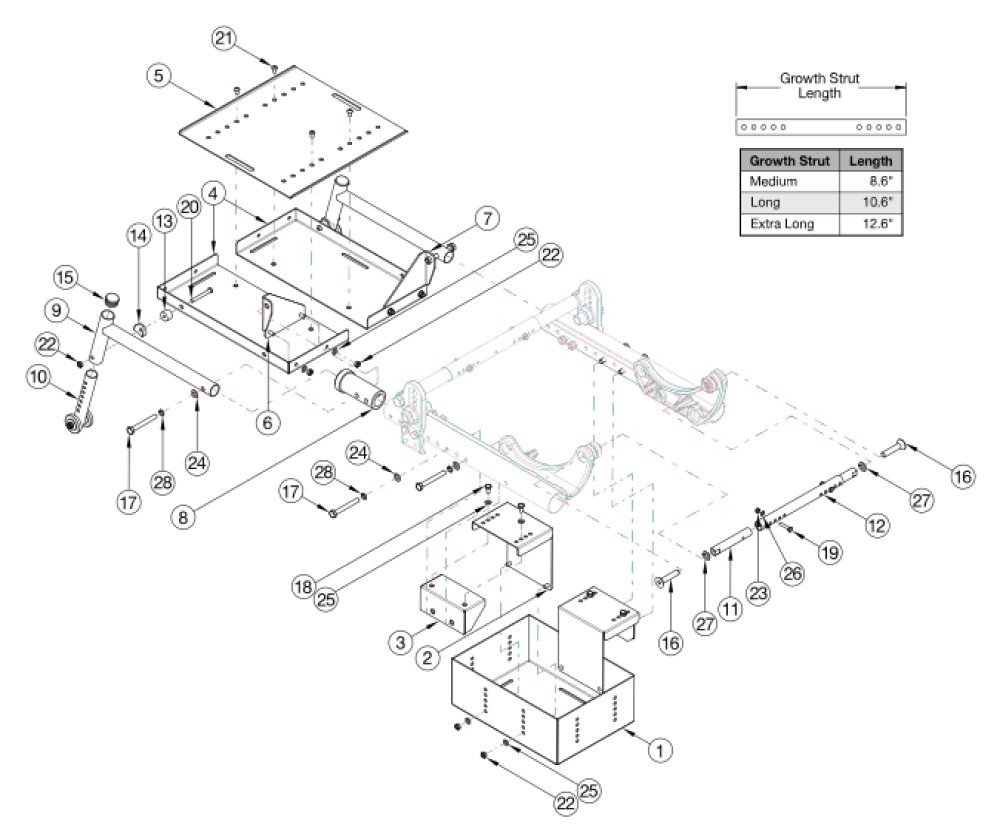 Focus Cr Vent And Battery Tray parts diagram