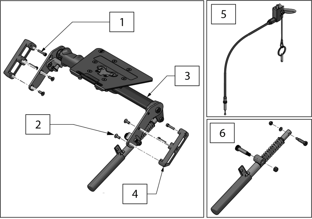 Slide-n-lock (s/n Prefix Zv1-) Eiz16 parts diagram