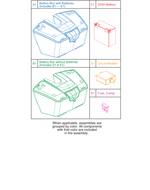 Battery Box, Jazzy Zts parts diagram