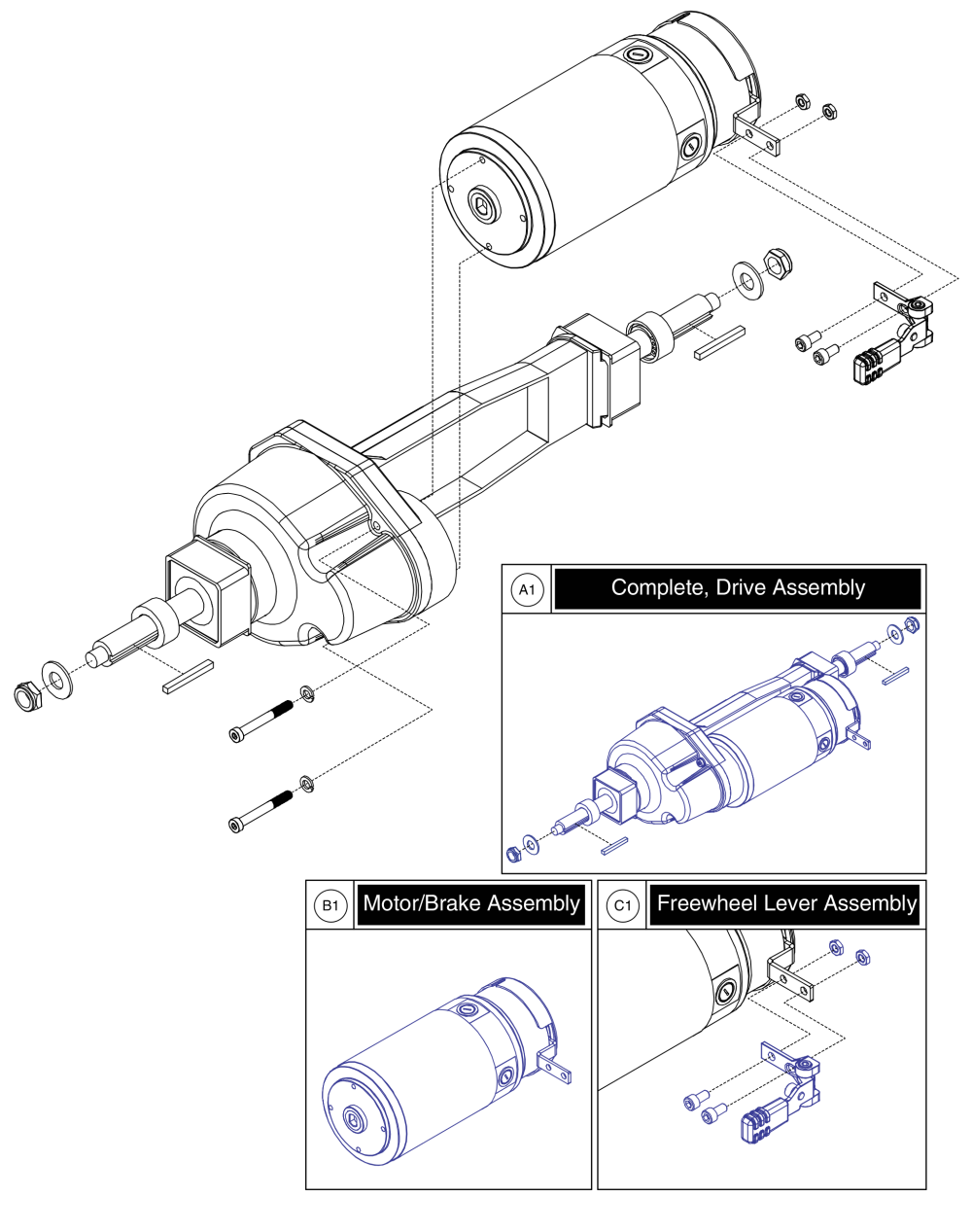 Motor Assembly parts diagram